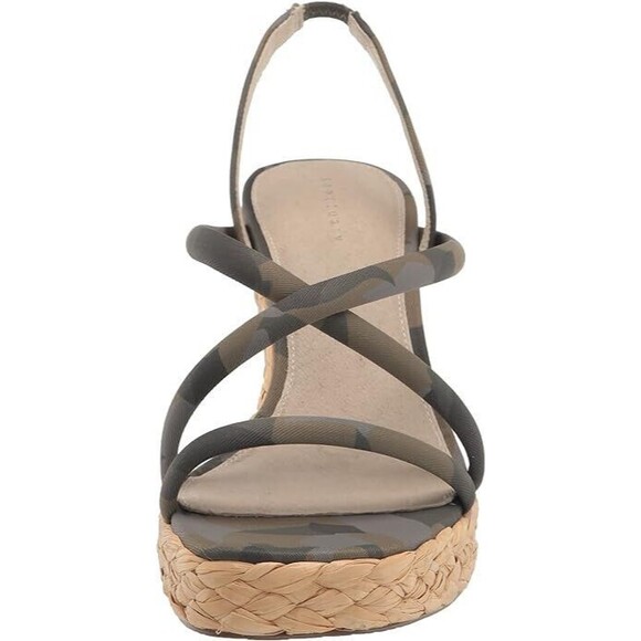 Sanctuary Women's Wilder Leather Wedge Sandal Green Multi 6.5 NEW IN BOX - Picture 2 of 8